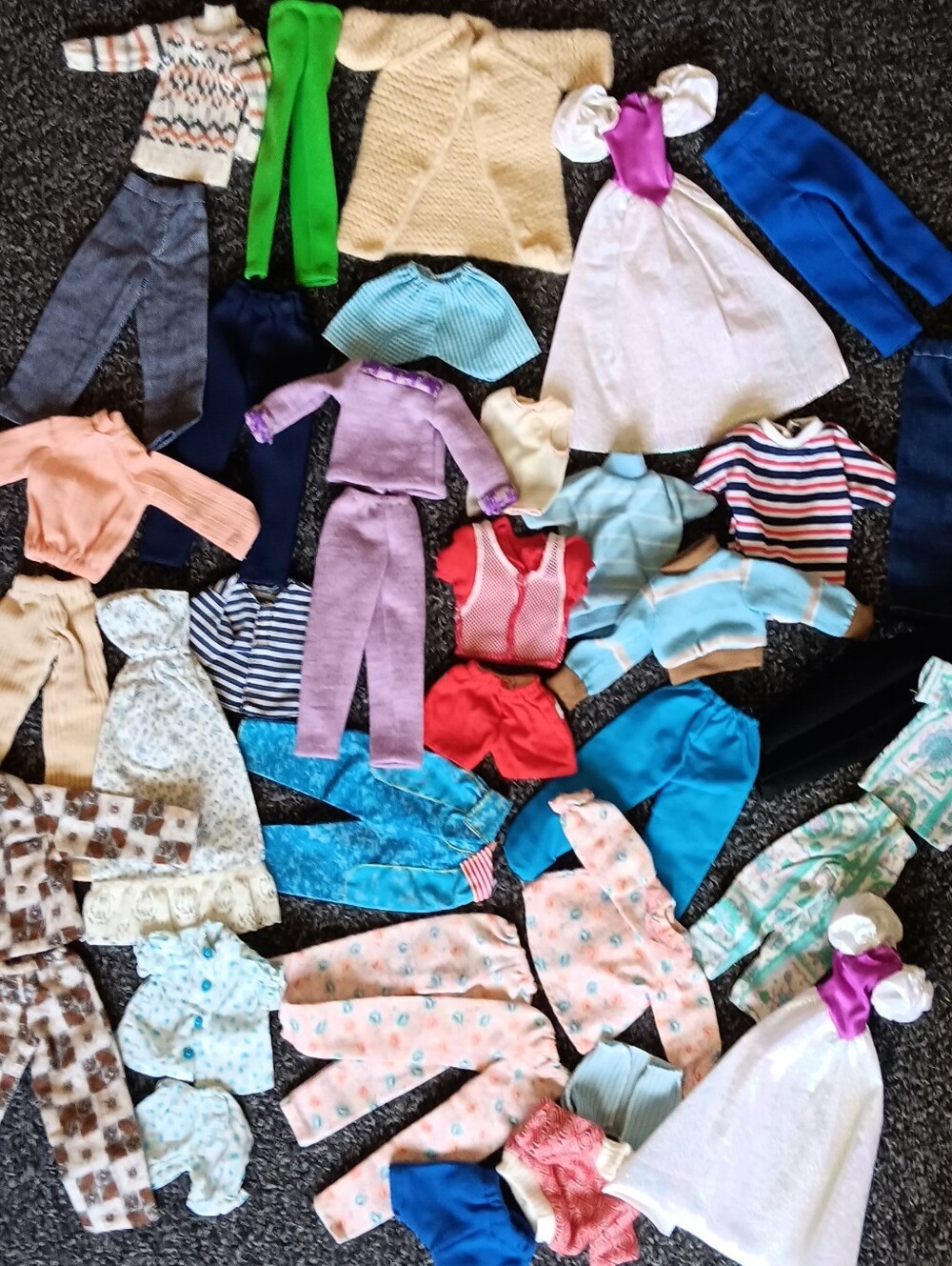 30+ Fits Barbie Doll & Similar Vintage Clothes Clothing Lot, Handmade & Modern